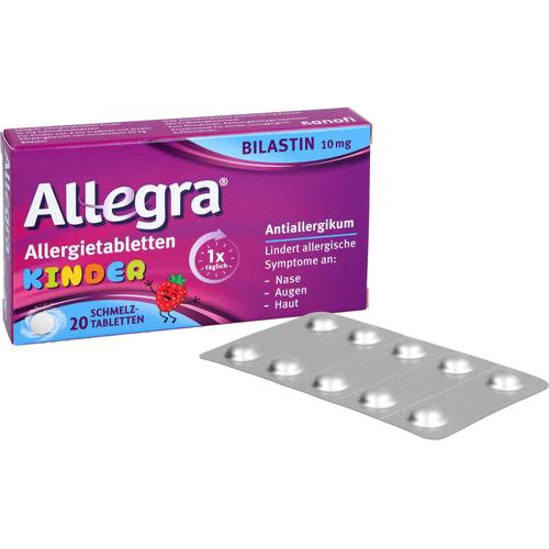 Allegra Allergietabletten Kinder 10 mg Schmelztabl 20 St A. Nattermann & Cie bei onfy.de kaufen 18878884