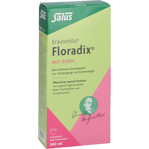 Floradix mit Eisen 500 ml SALUS Pharma bei onfy.de kaufen 20121160
