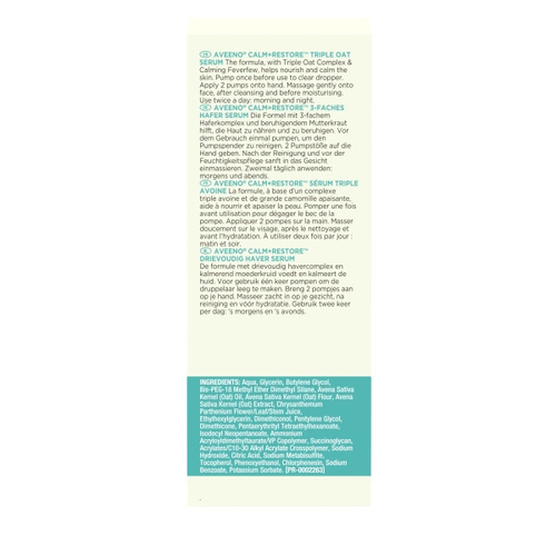 Aveeno Calm+ Restore 3-Faches Hafer Serum 30 ml Kenvue Germany GmbH (OTC) bei onfy.de kaufen 19342938