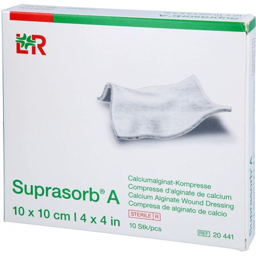 Suprasorb A Calciumalginat Kompr.10x10 cm 10 St EurimPharm Arzneimittel bei onfy.de kaufen 18502759
