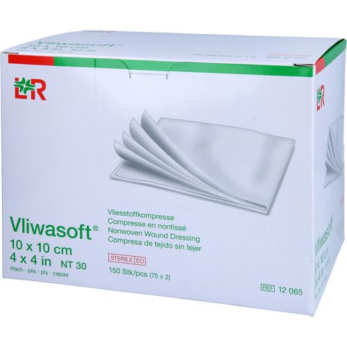 Vliwasoft Vlieskompressen Steril 10x10 cm 4L. 150 St adequapharm bei onfy.de kaufen 19281987