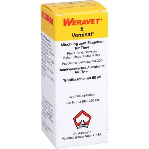 Vomisal 5 Vet 50 ml Biokanol Pharma Gmbh bei onfy.de kaufen 01958343