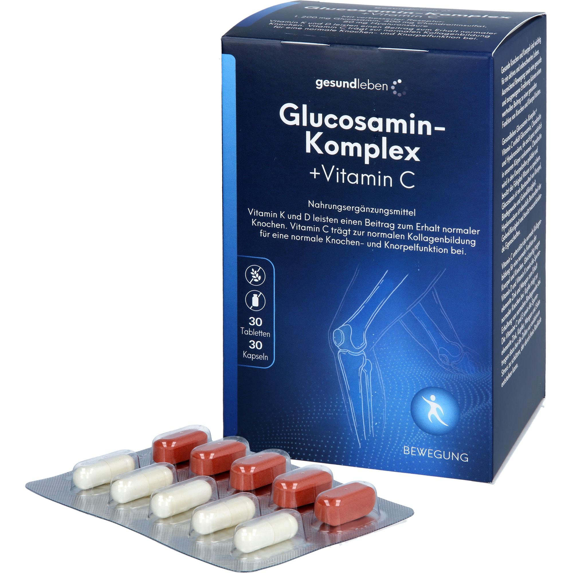 Gesundleben Glucosamin-Komplex + Vitamin C 60 St Alliance Healthcare Deutschland bei onfy.de kaufen 19408287