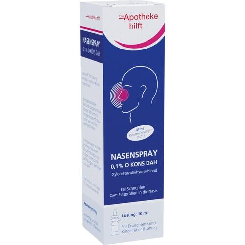 Nasenspray 0.1 % O Kons Dah Lösung 10 ml NOWEDA Apothekergenossenschaft eG bei onfy.de kaufen 19337386