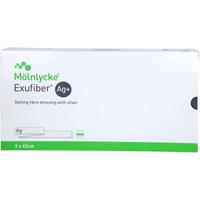Exufiber Ag+ 2x45cm Gelbildender Faserverband M.si null