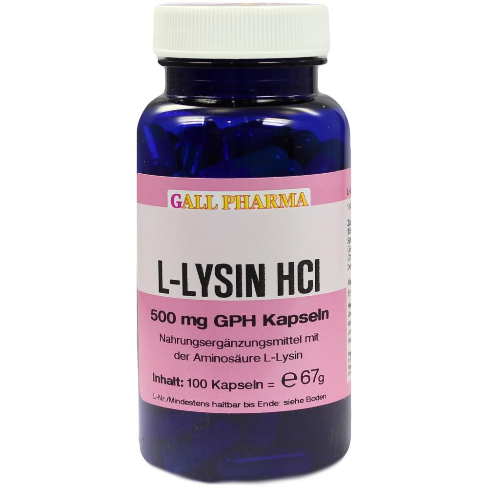 Lysin Hci 500mg Gph Kapseln null