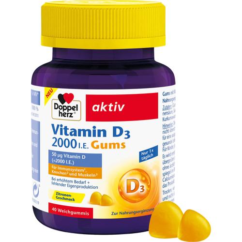 Doppelherz Vitamin D3 2000 I.e. Gums 40 St Queisser Pharma bei onfy.de kaufen 19300319