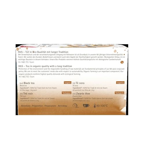 H&S Bio Schwarzer Tee aus Assam 20x1.80 g H&S Tee - Gesellschaft bei onfy.de kaufen 17442535