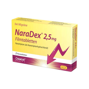 Erfahrungen mit Naradex 2.5 mg Filmtabletten - 35 Kundenbewertungen | onfy.de 11311482
