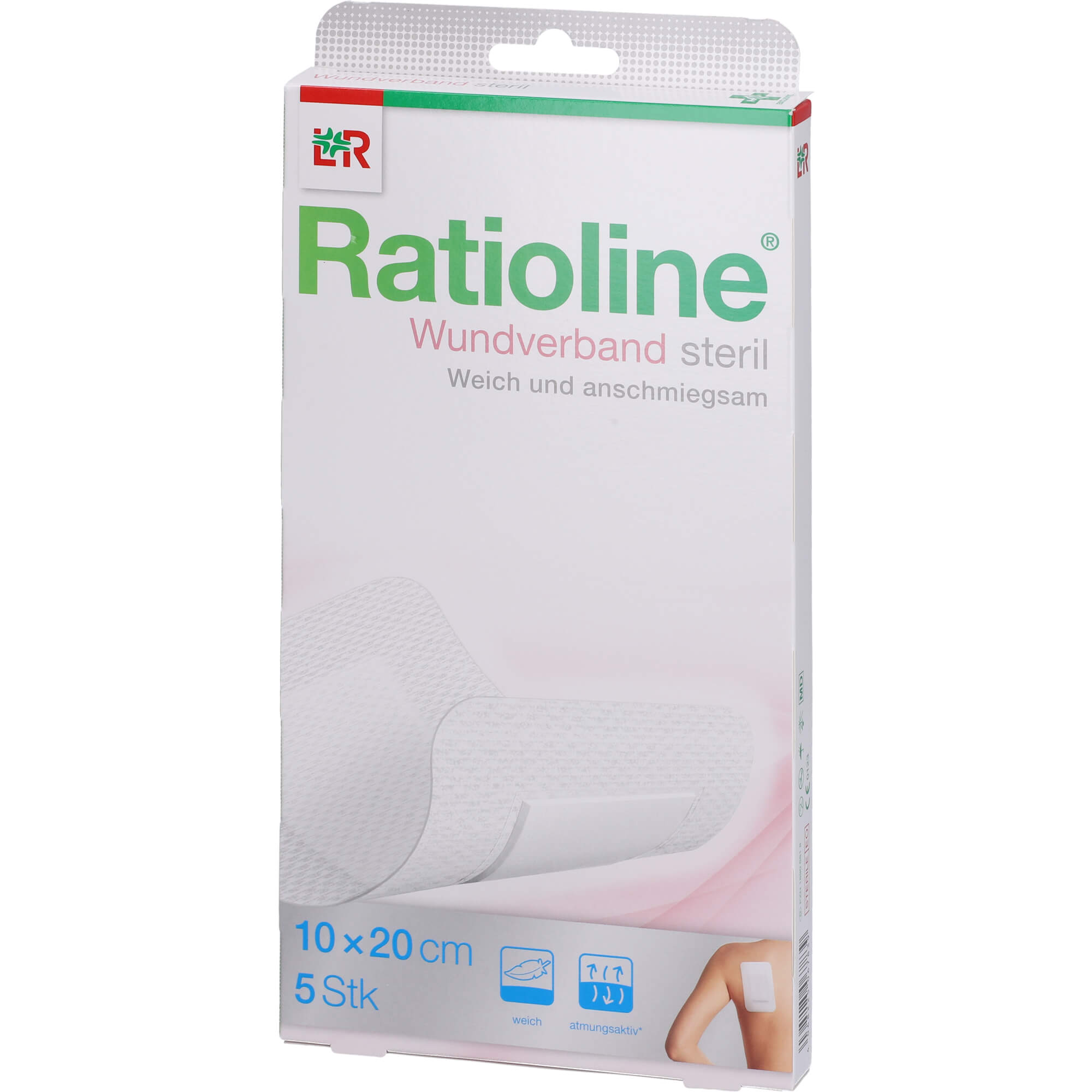 Ratioline Wundverband 10x20 cm Steril 5 St Lohmann & Rauscher bei onfy.de kaufen 18906818