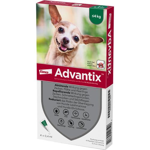 Advantix Spot-On Hund B4kg 4 St Elanco Deutschland Gmbh bei onfy.de kaufen 02362500