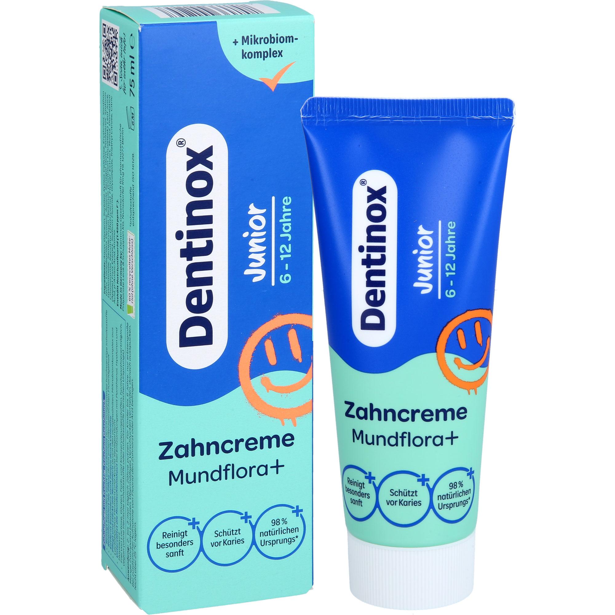 Dentinox Zahncreme Mundflora Junior 75 ml Dentinox Gesellschaft für pharmazeutische Präparate bei onfy.de kaufen 19401380