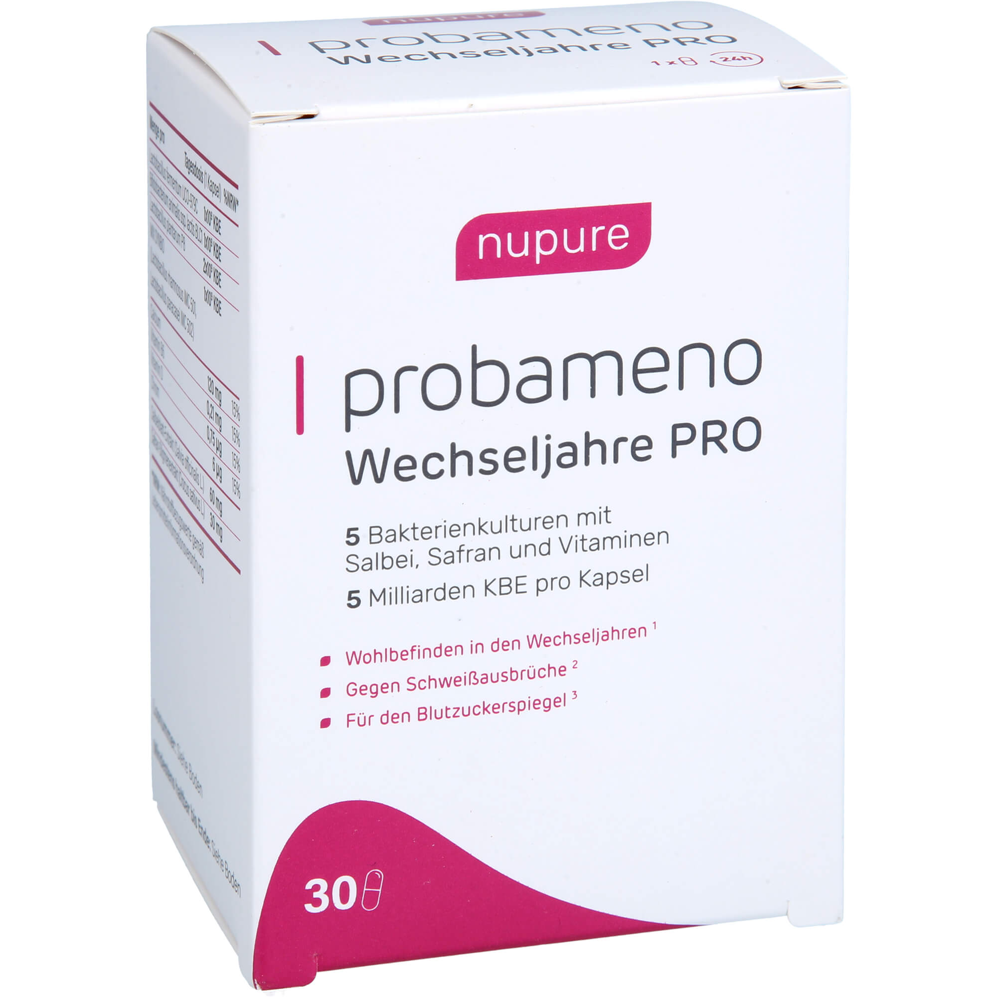 Nupure Probameno Milchsäurebakterien + Vitamine 30 St AixSwiss B.V. bei onfy.de kaufen 18889155