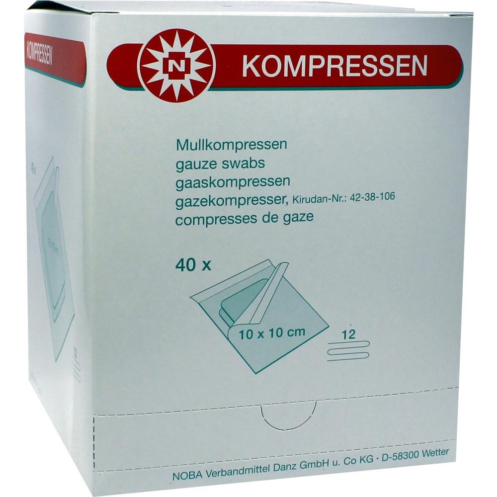 Mullkompresse 10x10cm 12Fach Sterile Kompr pro Set null