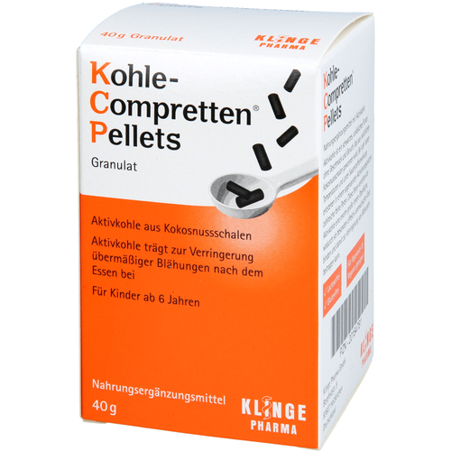 Kohle Compretten Pellets 40 g Klinge Pharma bei onfy.de kaufen 20184781