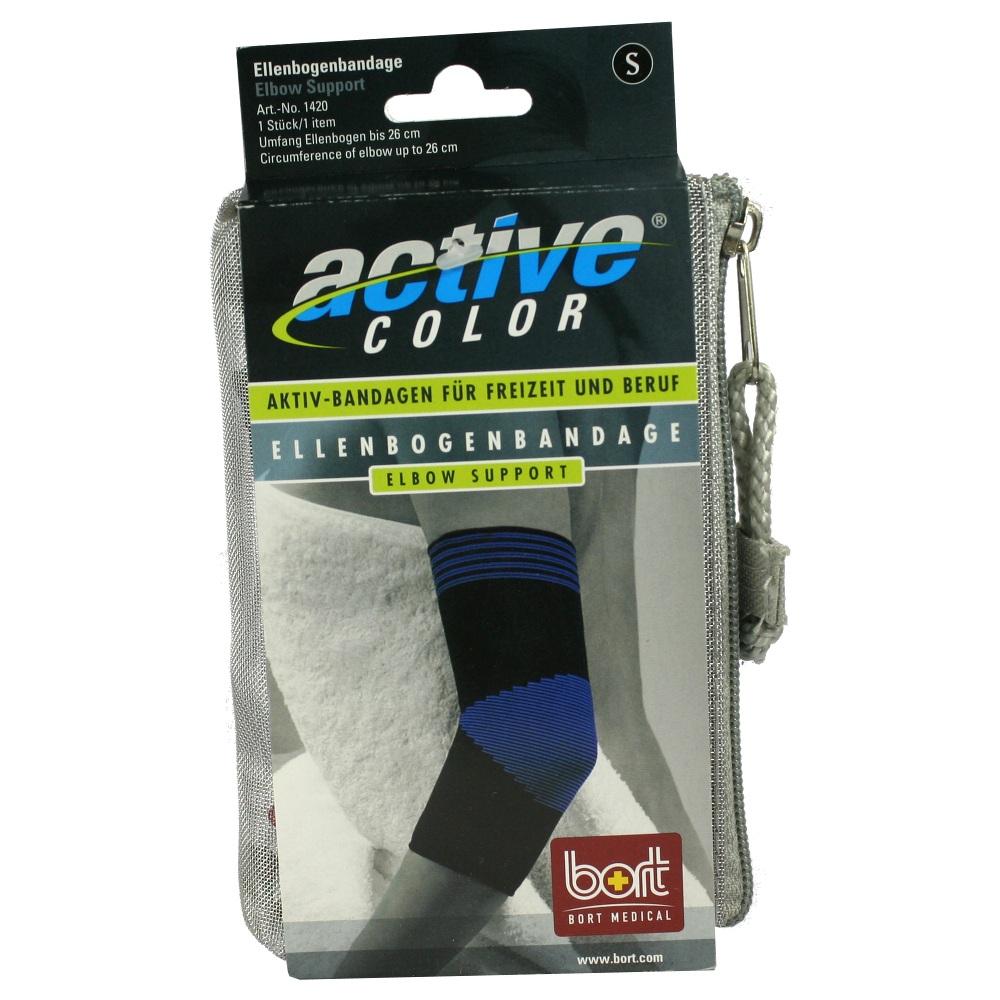 Bort Activecolor Ellenbogenbandage Schwarz Small null