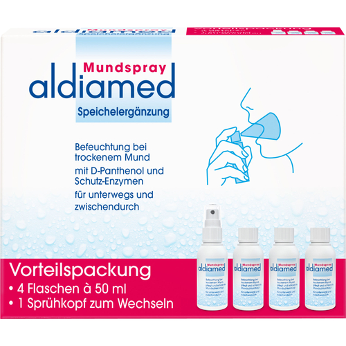 Aldiamed Mundspray Speichelergänzung Vorteilspack 4x50 ml Certmedica International bei onfy.de kaufen 20290158