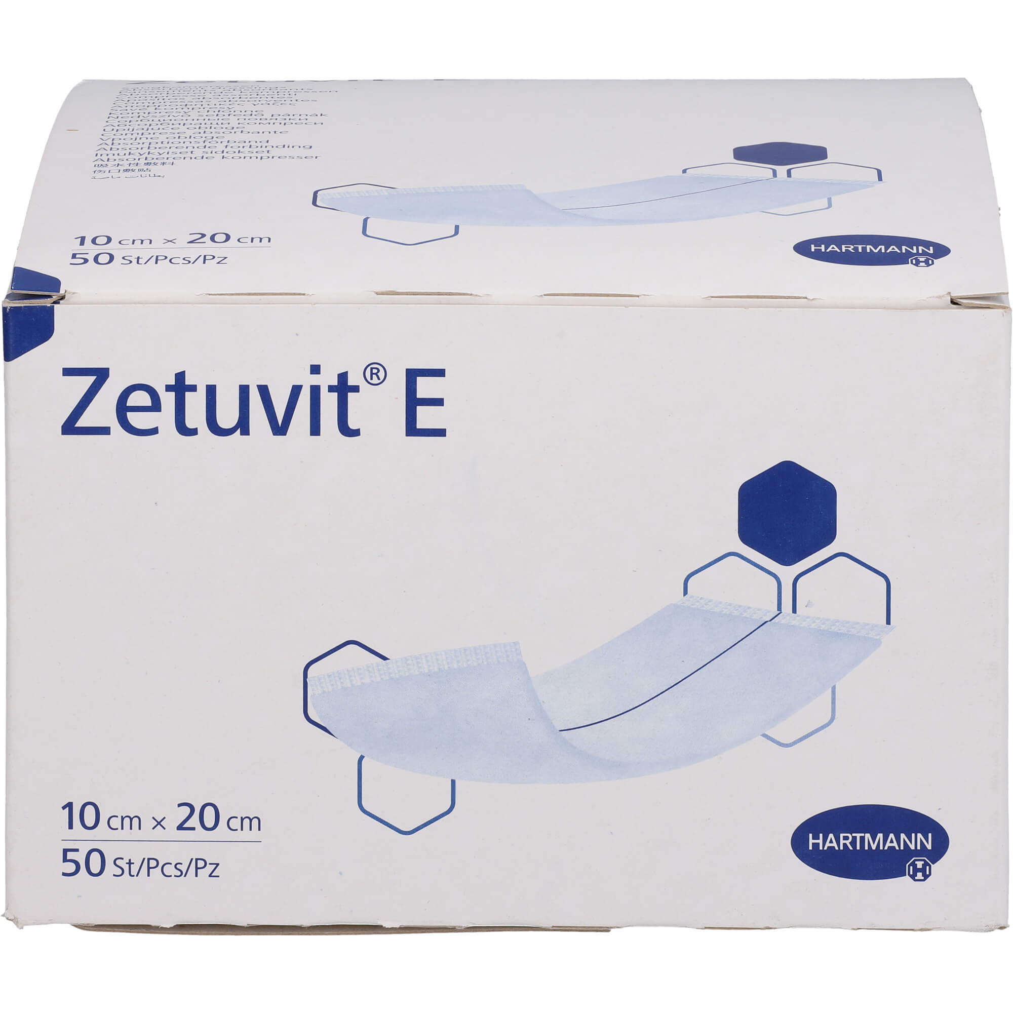 Zetuvit E Saugkompressen Unsteril 10x20 cm 50 St Medi-Spezial bei onfy.de kaufen 18774239