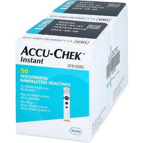 Accu-Chek Instant Teststreifen 2x50 St + Prisoma bei onfy.de kaufen 19215200