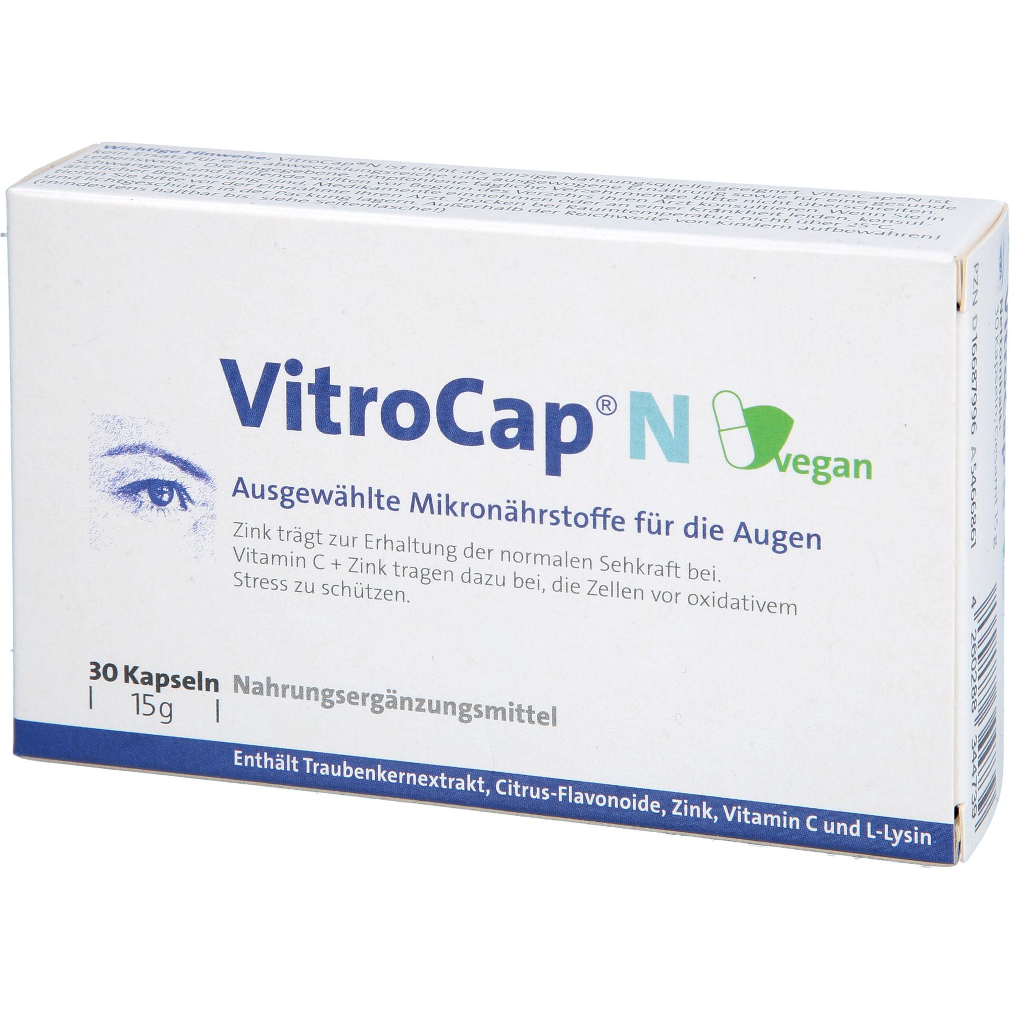 Vitrocap N Vegan - 30 Kapseln 30 St ebiga-VISION bei onfy.de kaufen 16687996
