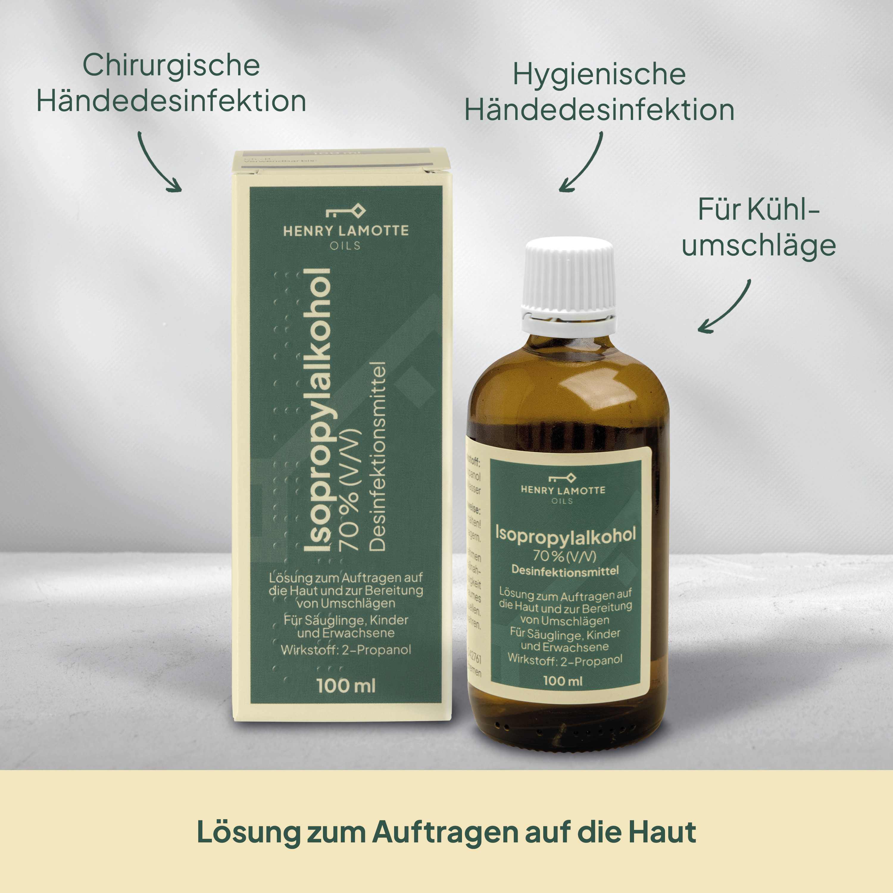 Isopropylalkohol 70% (v/V) 200 ml HENRY LAMOTTE OILS GMB bei onfy.de kaufen 10042778