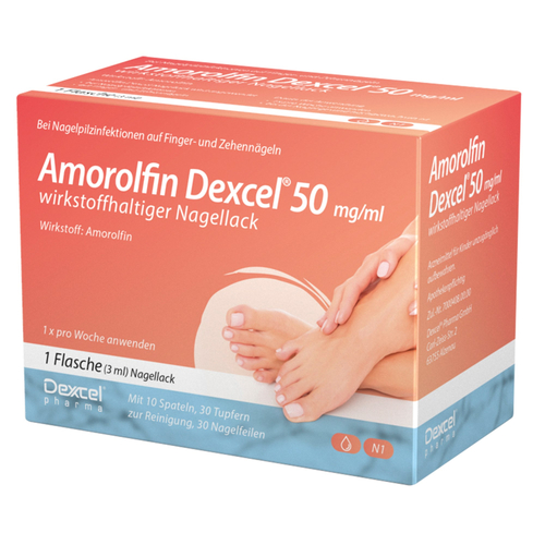 Amorolfin Dexcel 50 mg/ml Wirkstoffhaltiger Nagel. 3 ml Dexcel Pharma bei onfy.de kaufen 17417603