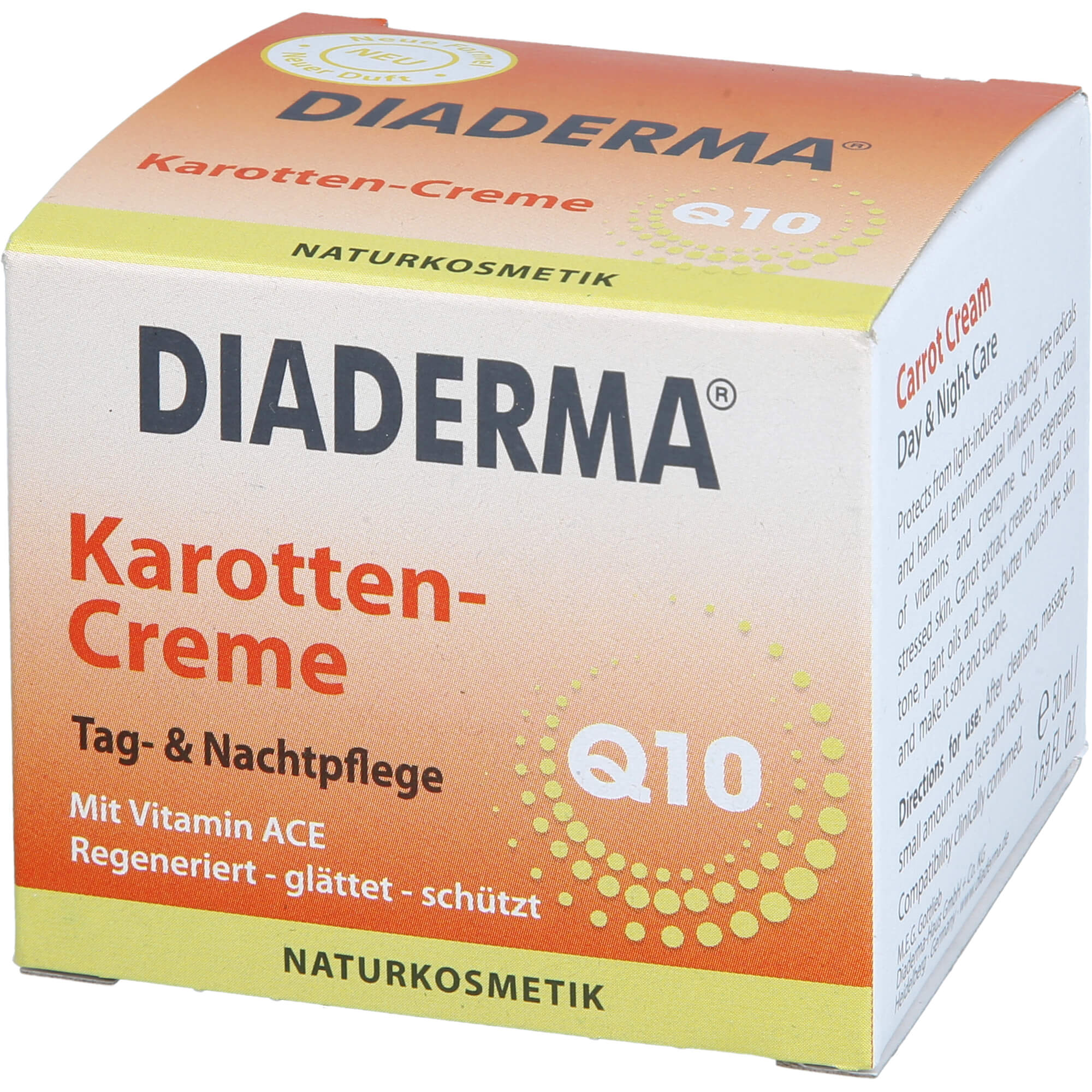Diaderma Karotten-Creme Plus Q10 50 ml M.E.G.Gottlieb Diaderma-Haus bei onfy.de kaufen 18354425