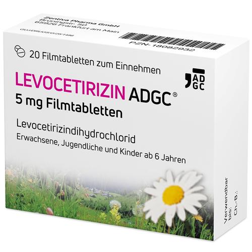 Levocetirizin Adgc 5 mg Filmtabletten 20 St Zentiva Pharma bei onfy.de kaufen 18082932