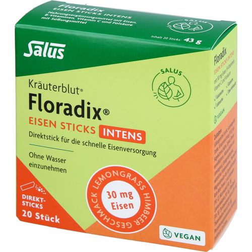 Floradix Eisen Sticks Intens 20 St SALUS Pharma bei onfy.de kaufen 20398499
