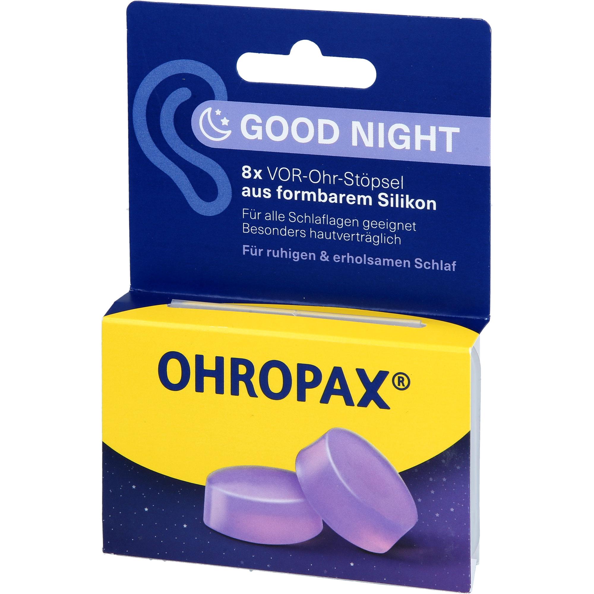 Ohropax Good Night Silikon Vor-Ohr Stöpsel 8 St OHROPAX bei onfy.de kaufen 19412656