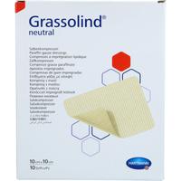 Grassolind Salbenkompressen 10x10 cm Steril null