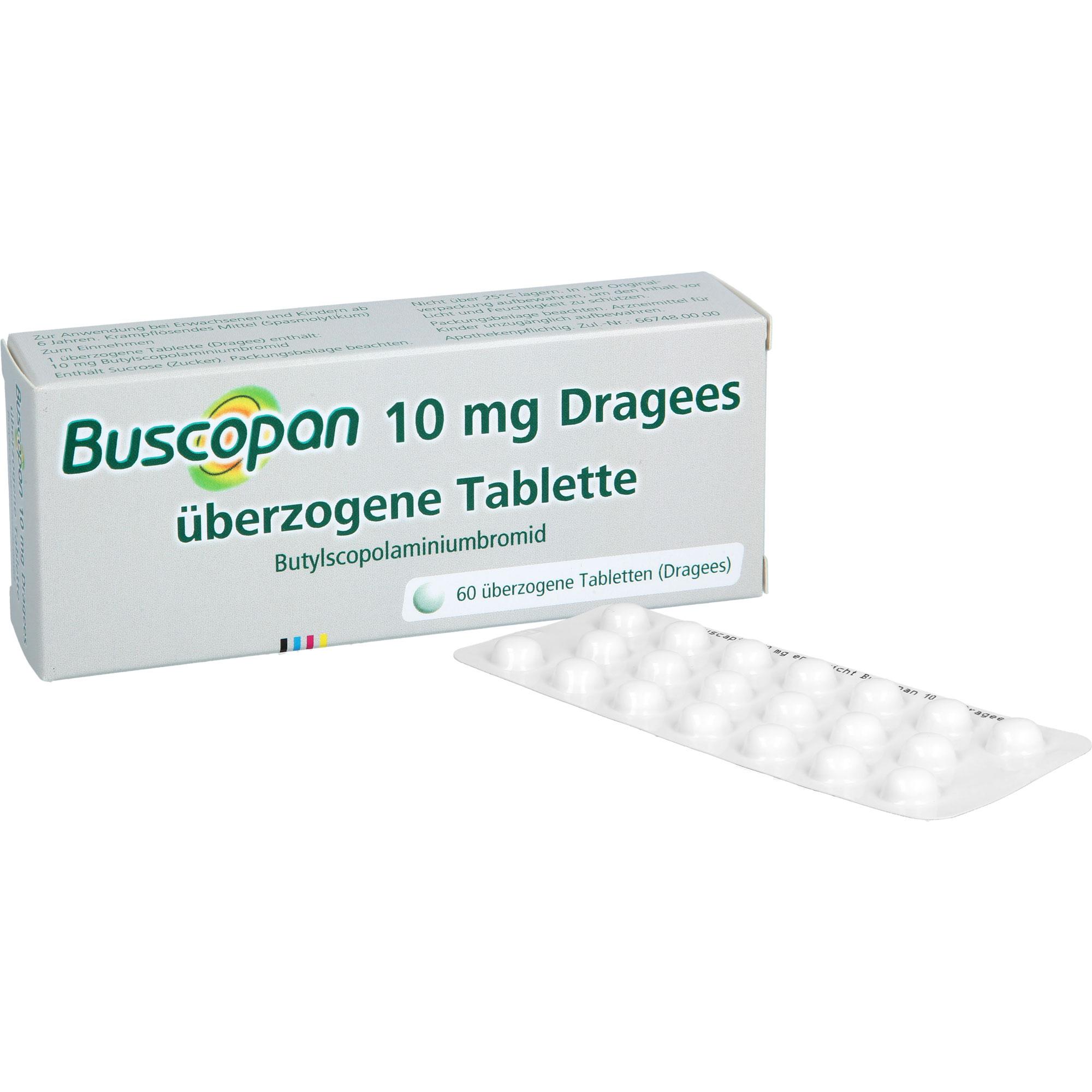 Buscopan 10 mg Dragees 60 St EurimPharm Arzneimittel bei onfy.de kaufen 19787959