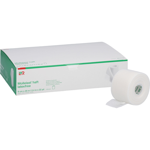 Mollelast Haft Latexfrei Weiß 6cm x 20M Gedehnt 6 St Lohmann & Rauscher bei onfy.de kaufen 09885939