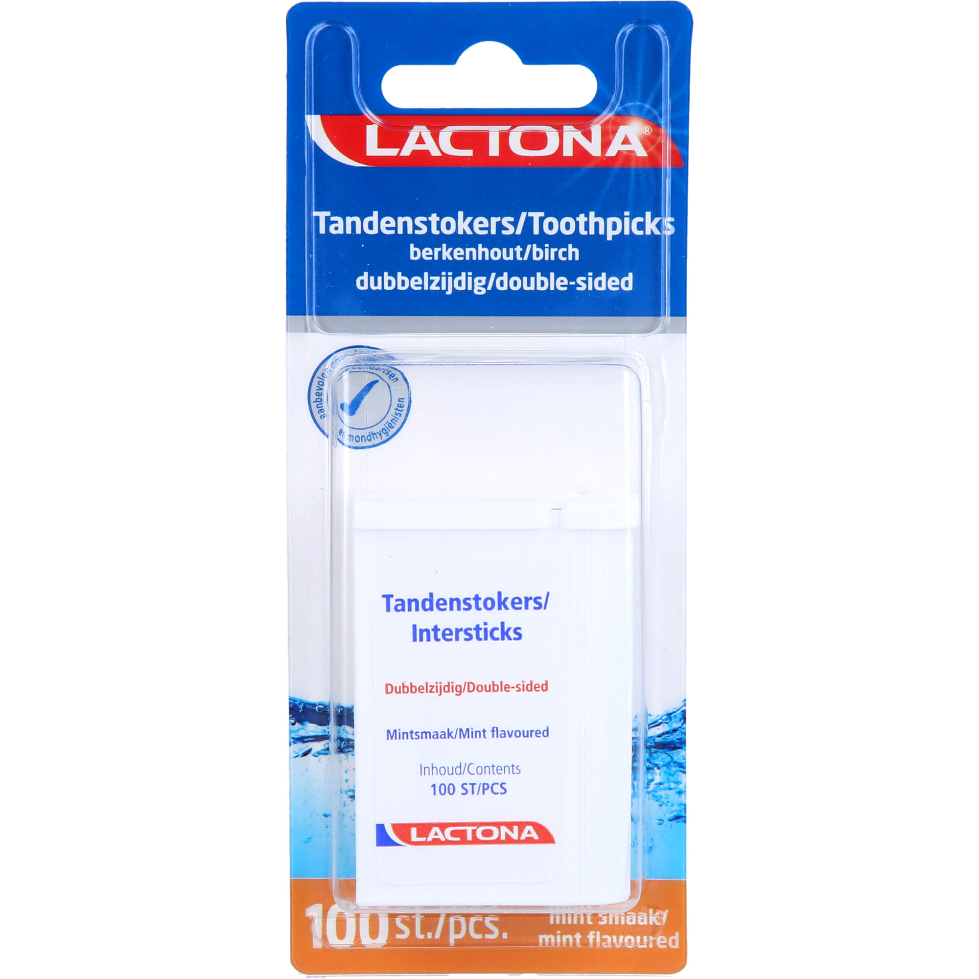 Zahnhölzer Lactona Intersticks Mint Doppelendig