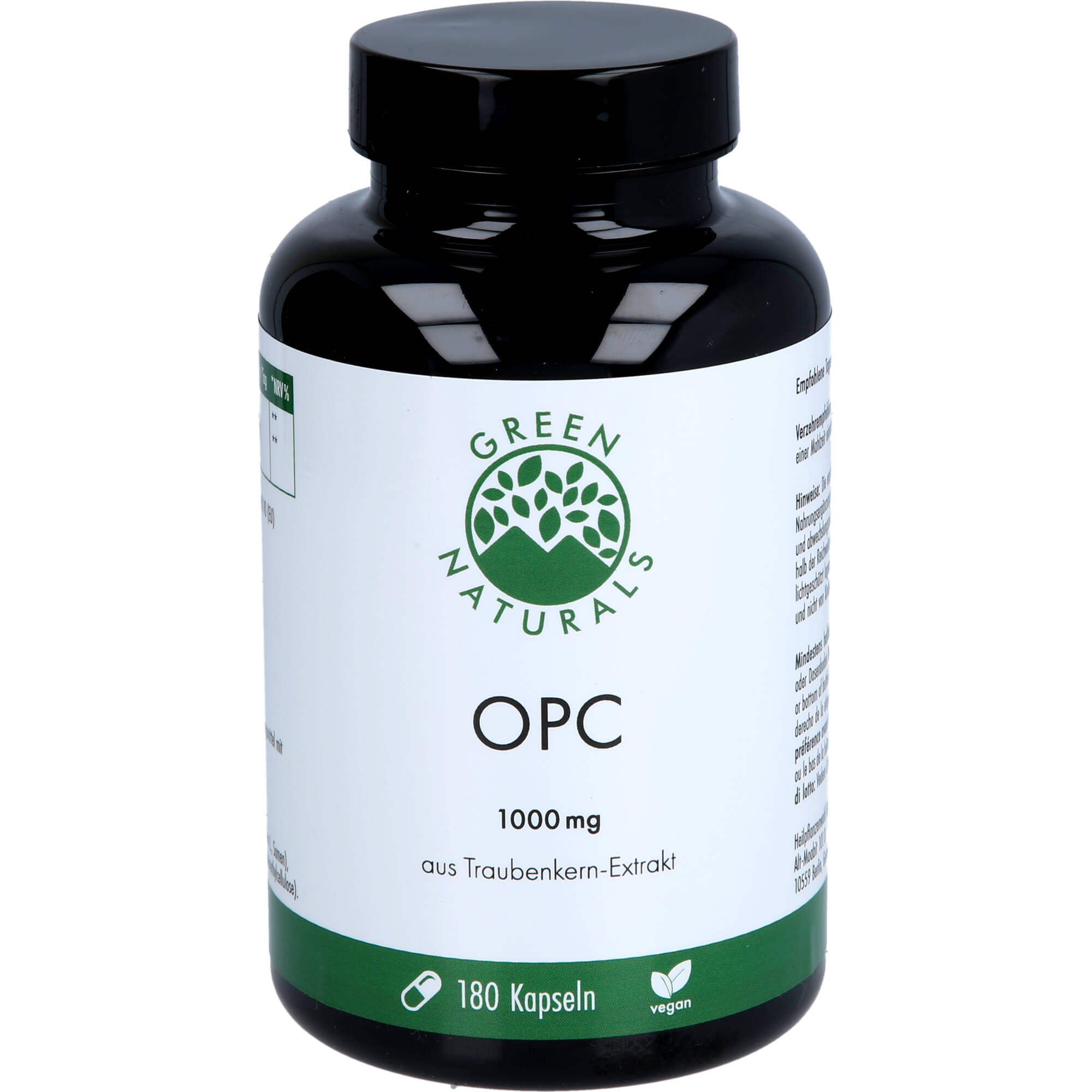 Green Naturals Opc 1000 mg aus Traubenkern-Extrakt null