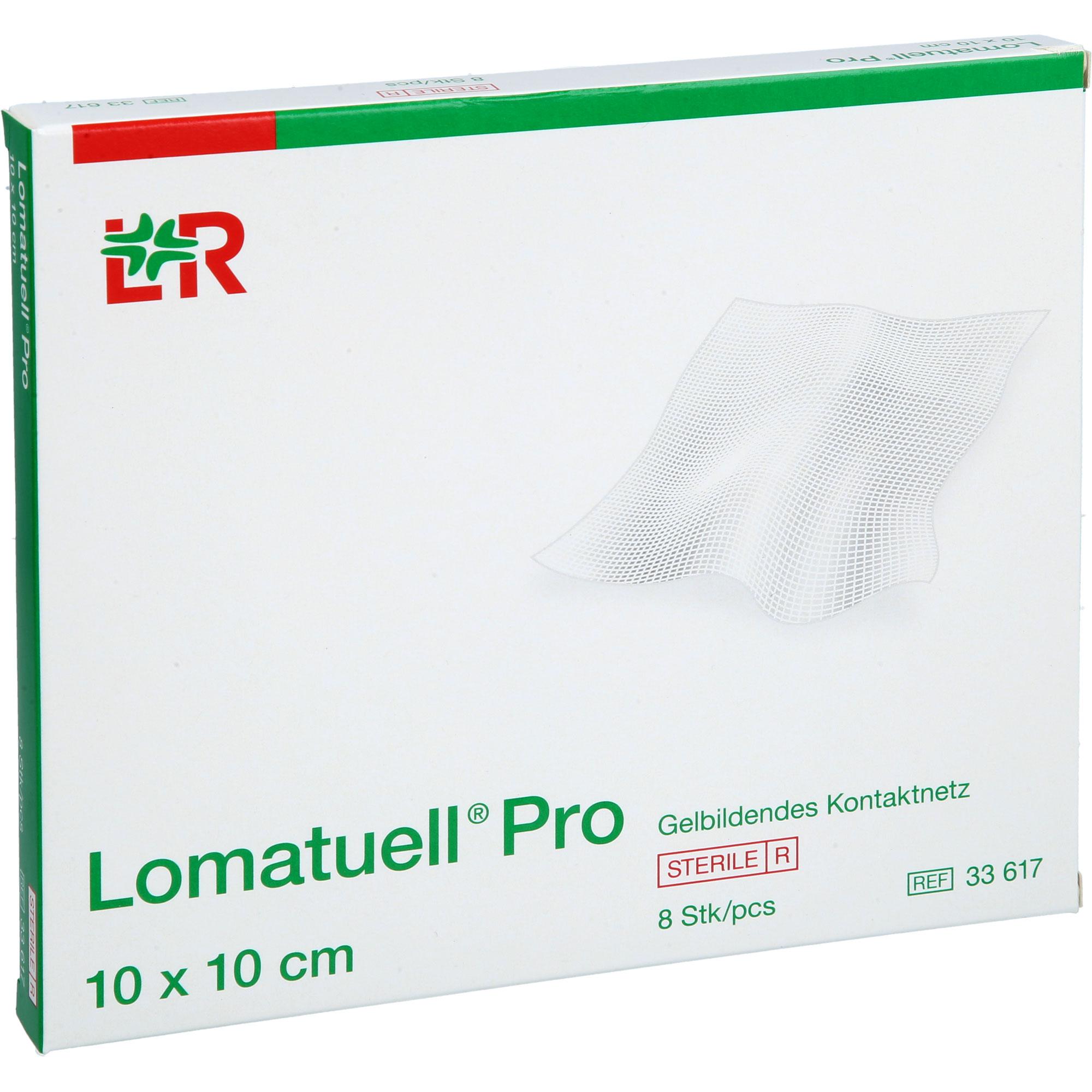 Lomatuell pro 10x10 cm Steril 8 St kohlpharma bei onfy.de kaufen 19725160