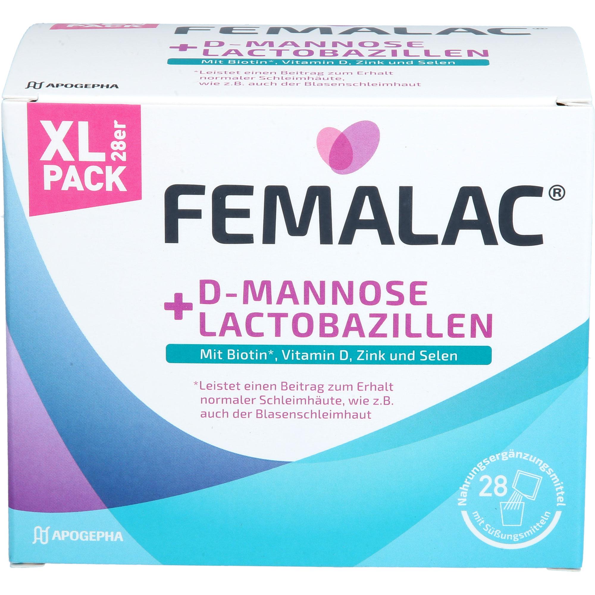 Femalac D-Mannose + Lactobazillen 28 St APOGEPHA Arzneimittel bei onfy.de kaufen 19820852
