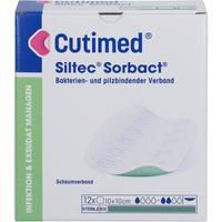 Cutimed Siltec Sorbact ohne Haftrand 10x10 cm null