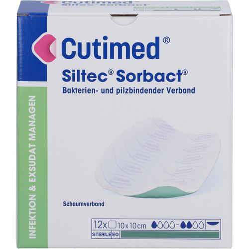 Cutimed Siltec Sorbact ohne Haftrand 10x10 cm 12 St BSN medical bei onfy.de kaufen 18493492