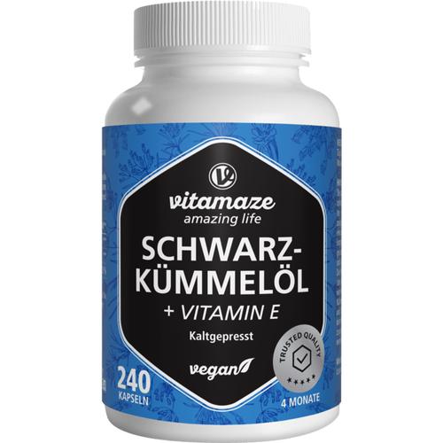 Schwarzkümmelöl Kapseln + Vitamin E 240 St Vitamaze bei onfy.de kaufen 19799075