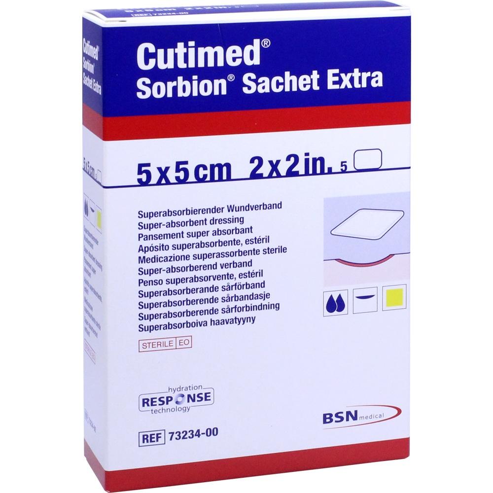 Cutimed Sorbion Sachet Extra 5x5cm null