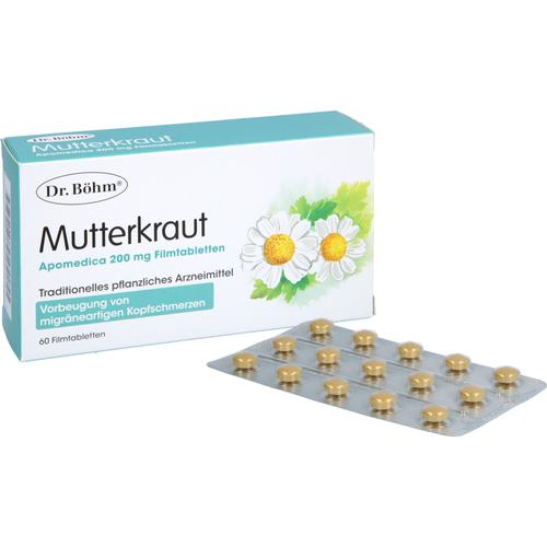 Mutterkraut Apomedica 200mg Filmtabletten 60 St Apomedica Pharmazeutische Produkte bei onfy.de kaufen 19374157
