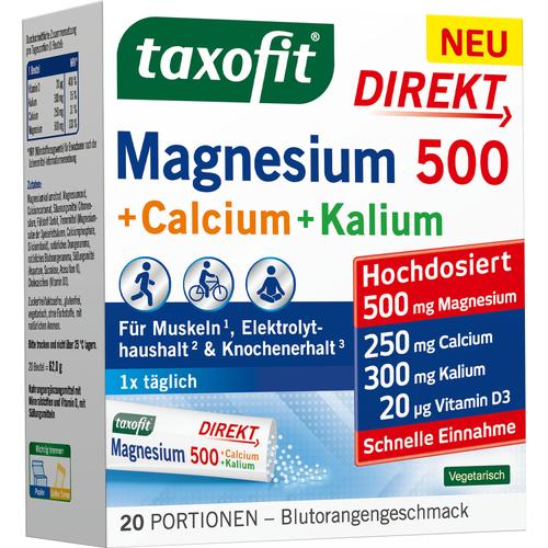 Taxofit Magnesium 500 + Calcium + Kalium Direkt 20 St MCM KLOSTERFRAU Vertr. bei onfy.de kaufen 18913818