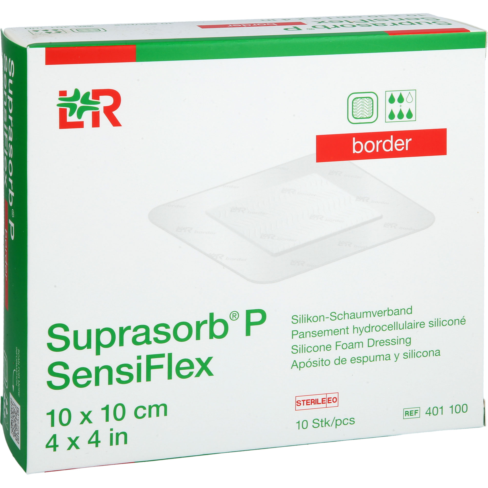 Suprasorb P Sensiflex Border 10x10 10 St Lohmann & Rauscher bei onfy.de kaufen 19862968