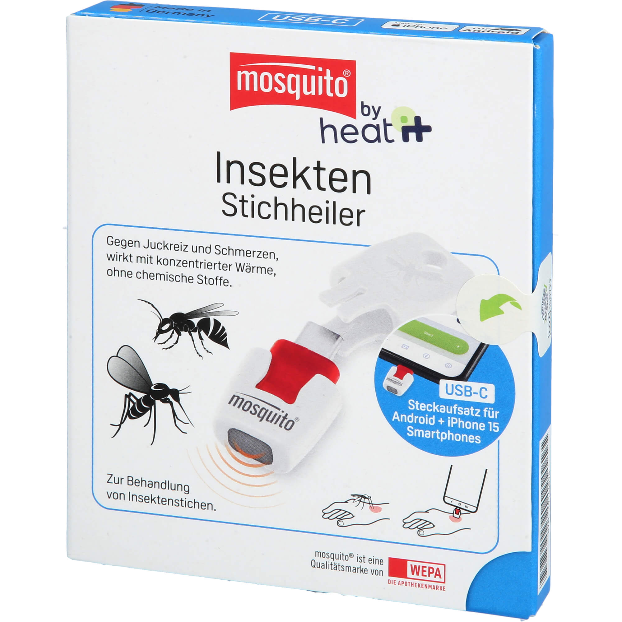 Mosquito Heat It Usb C Insekten-Stichheiler 1 St WEPA Apothekenbedarf bei onfy.de kaufen 19166890