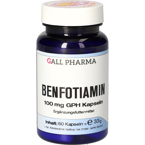 Benfotiamin 100 mg Gph Kapseln Vet 60 St Leitner Lifecare bei onfy.de kaufen 19248317