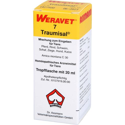 Traumisal 7 Vet 20 ml Biokanol Pharma Gmbh bei onfy.de kaufen 02538494