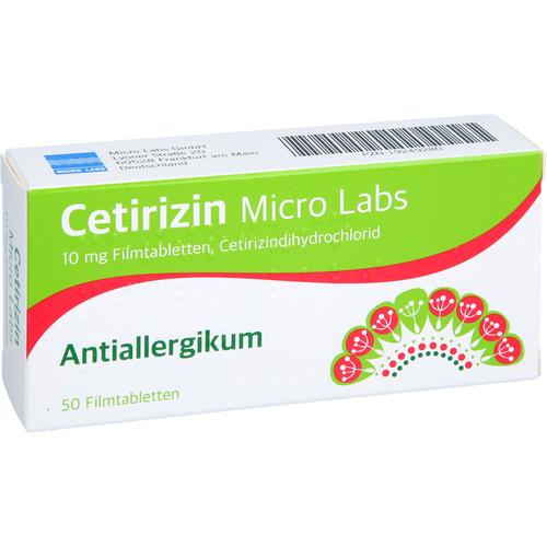 Cetirizin Micro Labs 10 mg Filmtabletten 50 St Micro Labs bei onfy.de kaufen 19249280