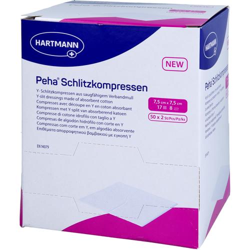Peha Schlitzkompresse Steril 7.5x7.5cm 8Fach 50x2 St PAUL HARTMANN bei onfy.de kaufen 18445783