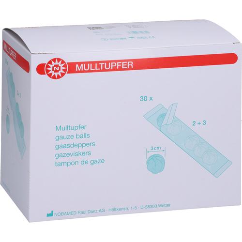 Mulltupfer-Steril D 3cm P2+3 2-Kammer-Set 30x5 St NOBAMED Paul Danz bei onfy.de kaufen 18307199